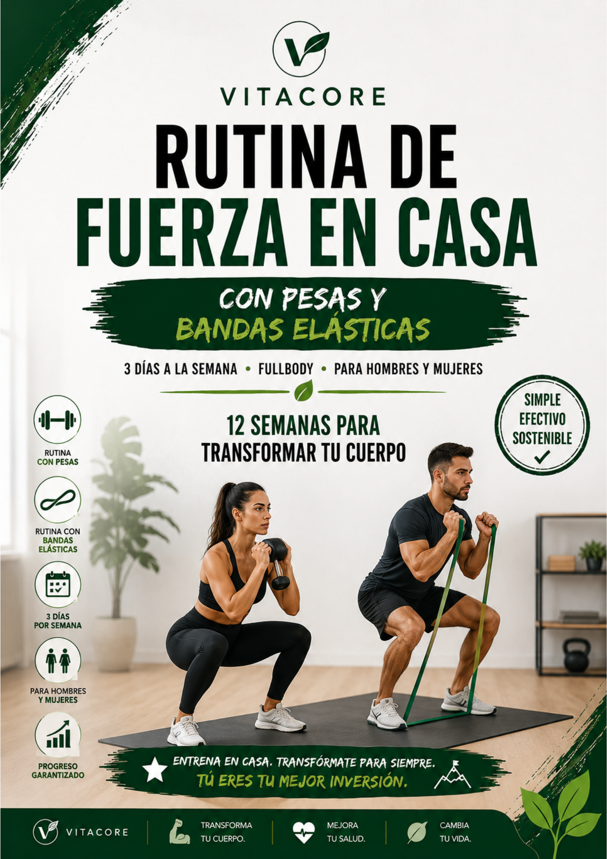 Rutina de ejercicios Vitacore
